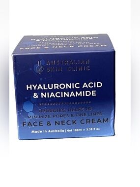 Australian Skin Clinic Hyaluronic Acid & Niacinamide Face & Neck Cream.
